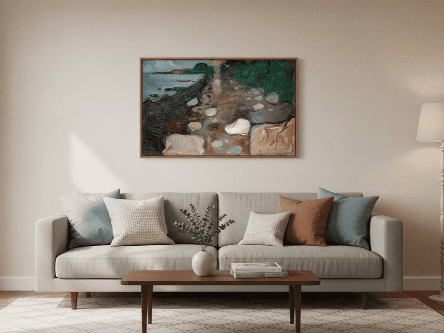 Mondschein am Strand | Edvard Munch