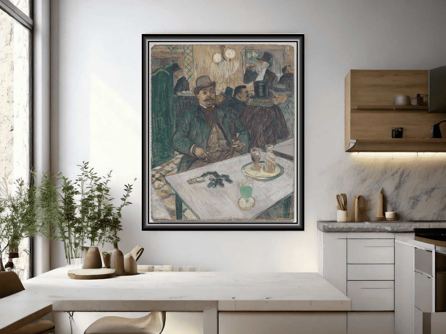 Monsieur Boileau im Café | Henri de Toulouse-Lautrec