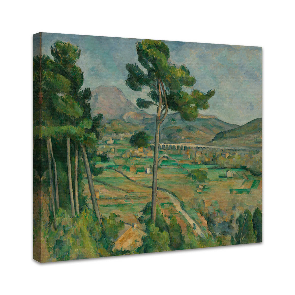 Mont Sainte-Victoire und das Viadukt des Arc-Tals | Paul Cézanne