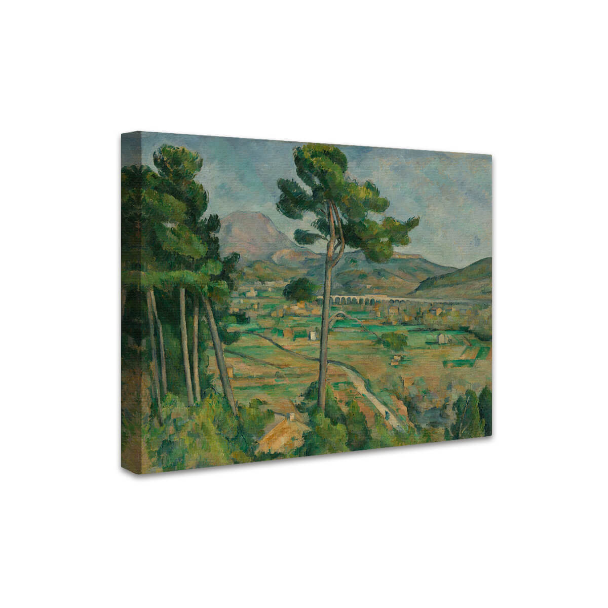 Mont Sainte-Victoire und das Viadukt des Arc-Tals | Paul Cézanne