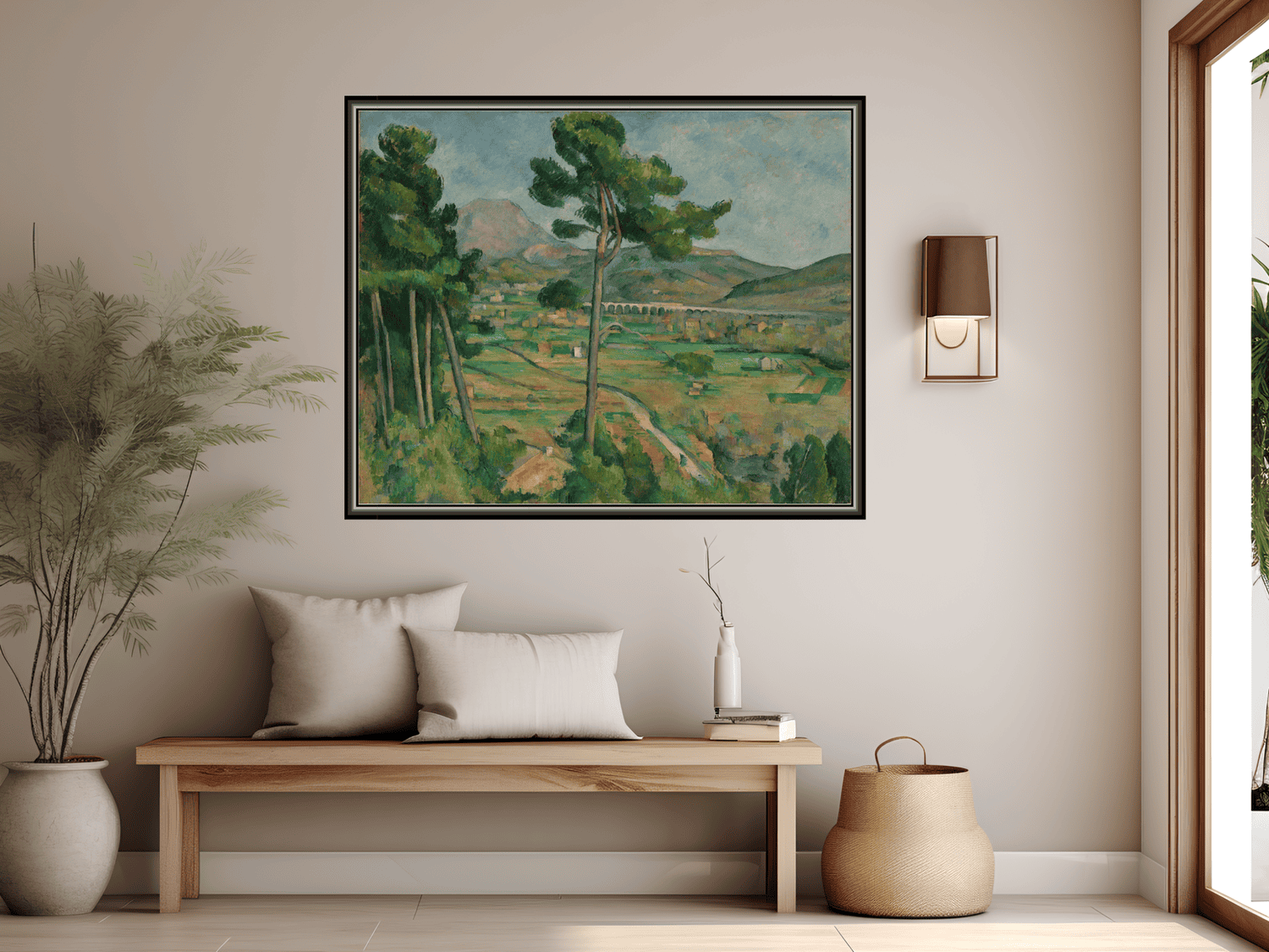 Mont Sainte-Victoire und das Viadukt des Arc-Tals | Paul Cézanne