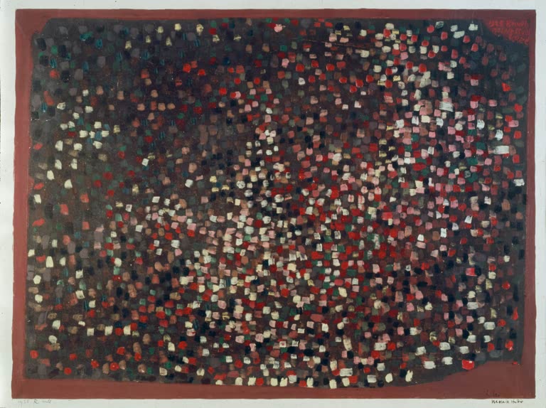 Kunstdruck „Mosaikstudie“ von Paul Klee