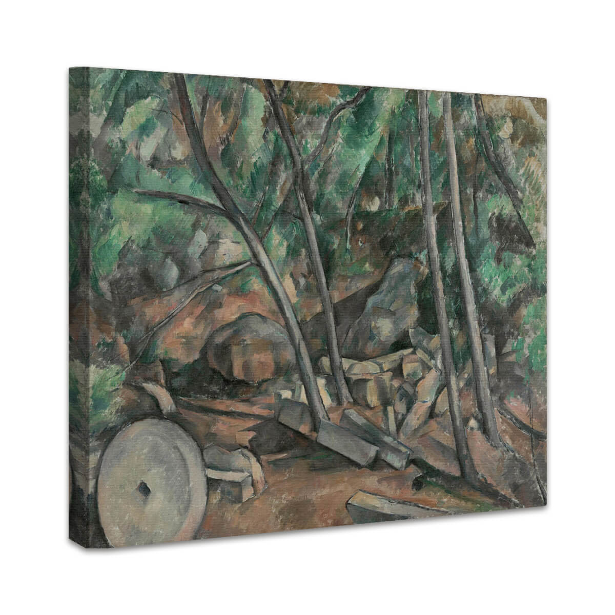 Mühlstein im Park des Château Noir | Paul Cézanne