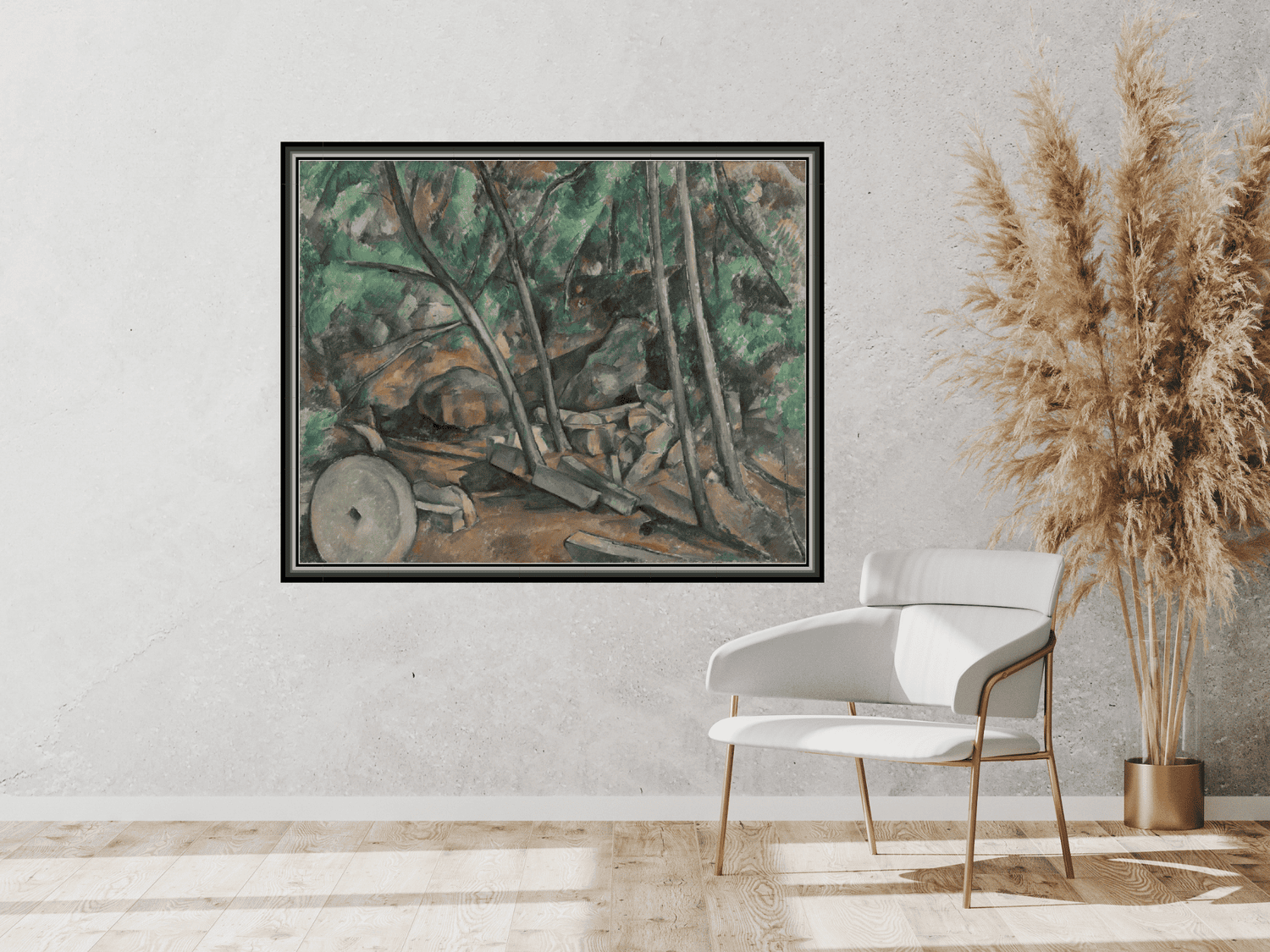 Mühlstein im Park des Château Noir | Paul Cézanne