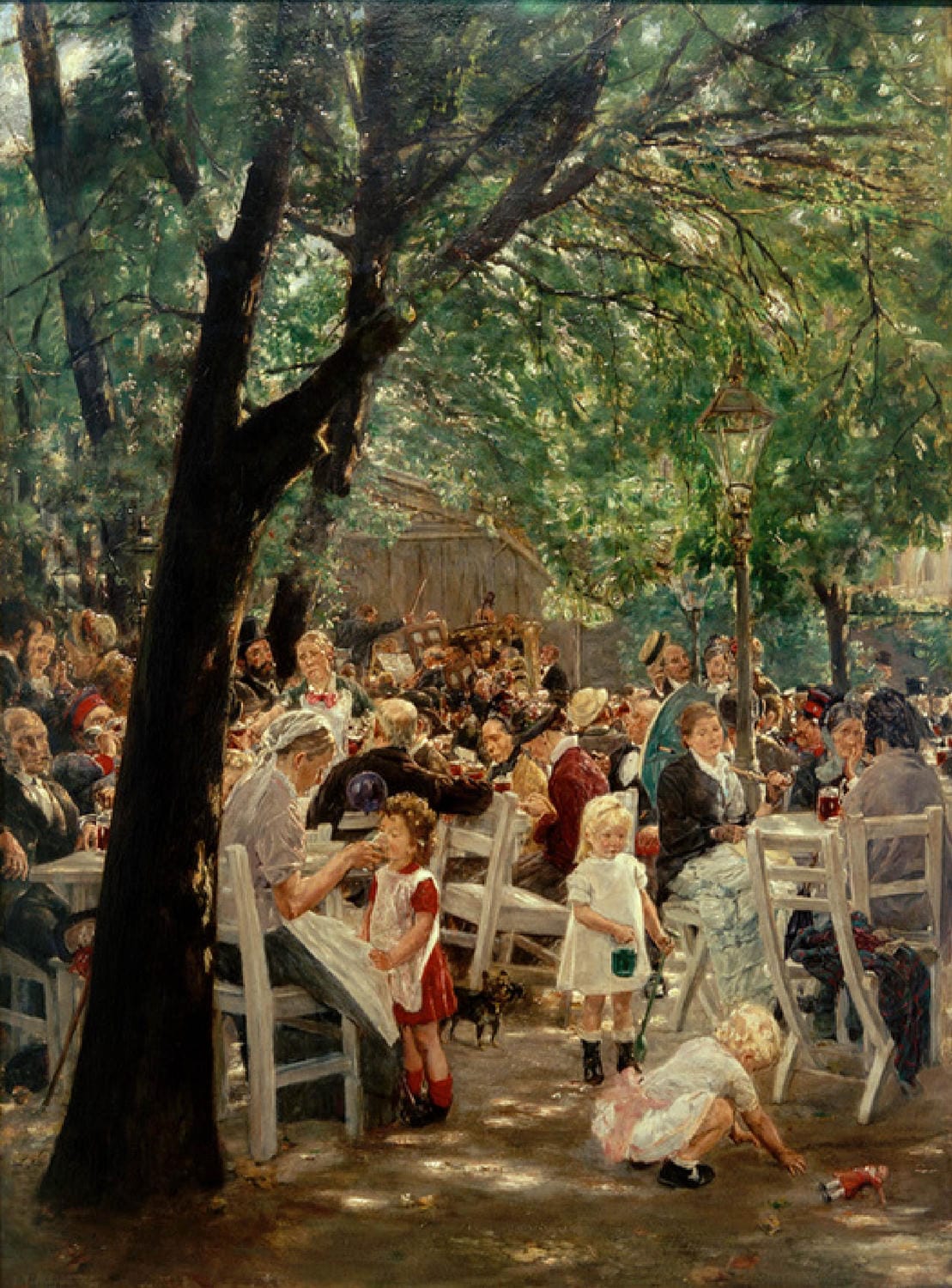 Münchner Biergarten | Max Liebermann