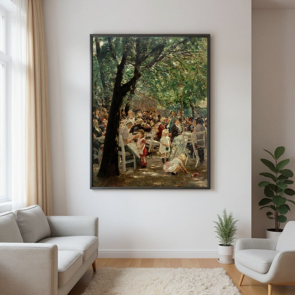 Münchner Biergarten | Max Liebermann