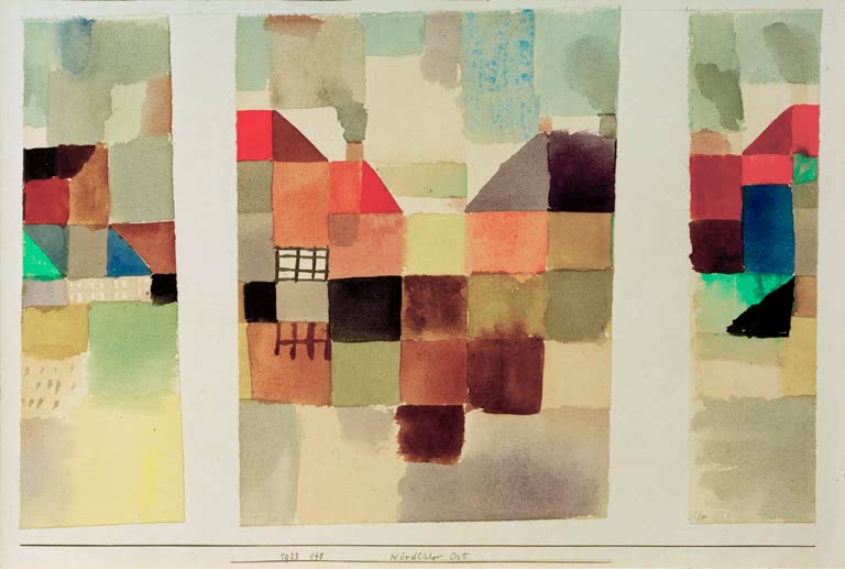 Kunstdruck „Nördlicher Ort“ von Paul Klee