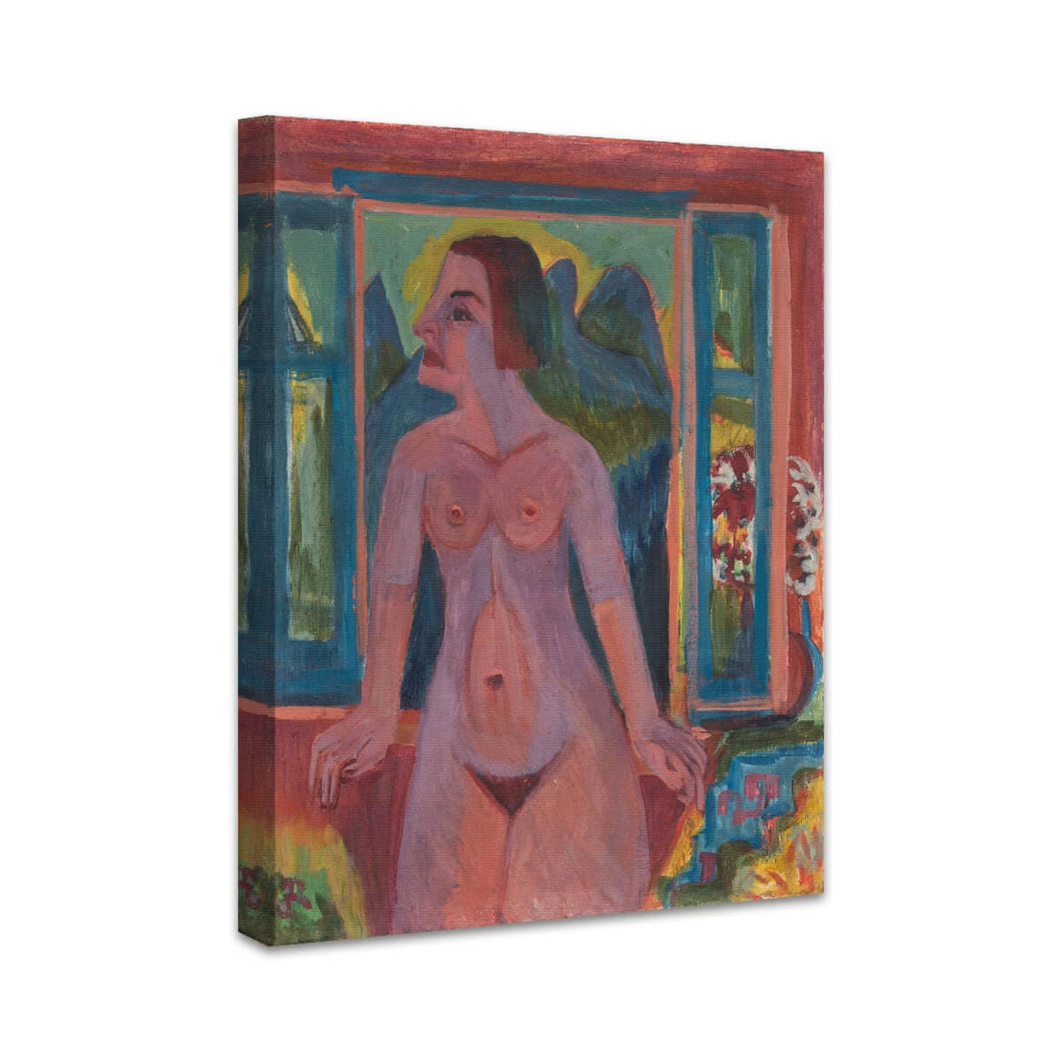 Nackte Frau am Fenster | Ernst Ludwig Kirchner