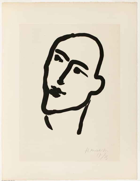 Kunstdruck „Nadia. Maske“ von Henri Matisse, handgefertigt in Deutschland