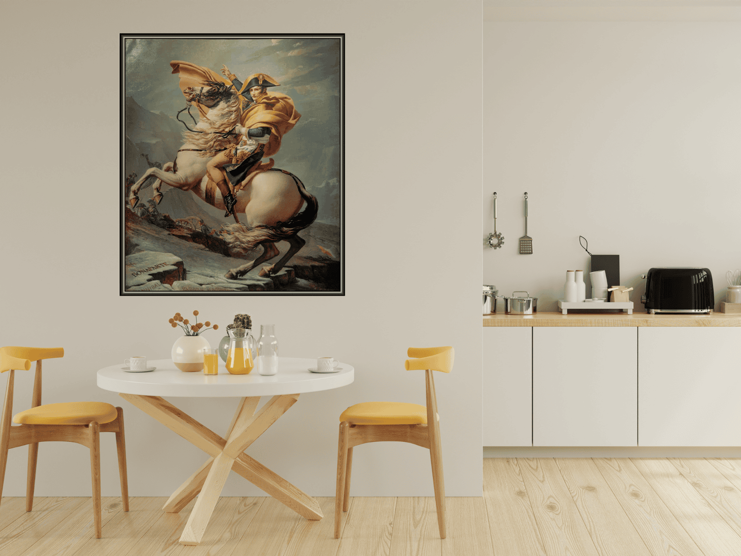 Napoleon überquert die Alpen | Jacques Louis David