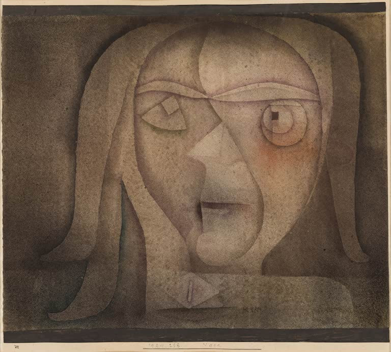 Kunstdruck „Narr“ von Paul Klee, handgefertigt in Deutschland