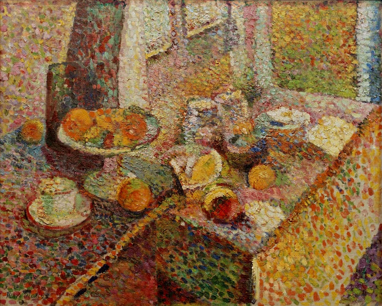 Kunstdruck „Nature morte: Buffet et table“ von Henri Matisse, handgefertigt in Deutschland