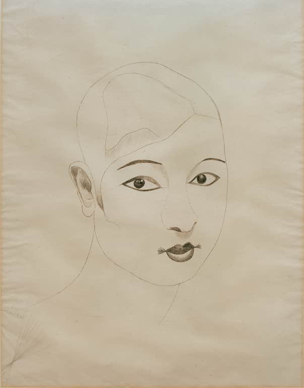Kunstdruck „Negride Schönheit (Praecision)“ von Paul Klee
