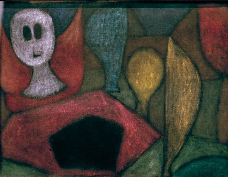 Kunstdruck „Ohne Titel (Der Todesengel)“ von Paul Klee