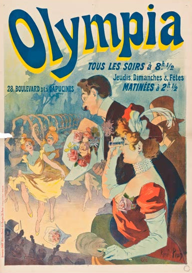 Kunstdruck Olympia von René Péan