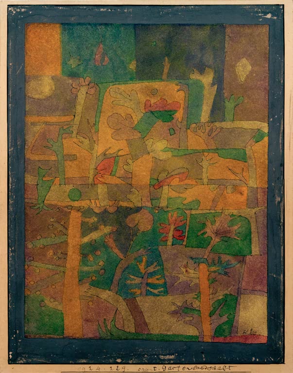 Kunstdruck „Orientalische Gartenlandschaft“ von Paul Klee, handgefertigt in Deutschland