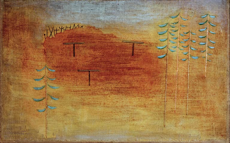 Kunstdruck „Ort der Verabredung“ von Paul Klee

