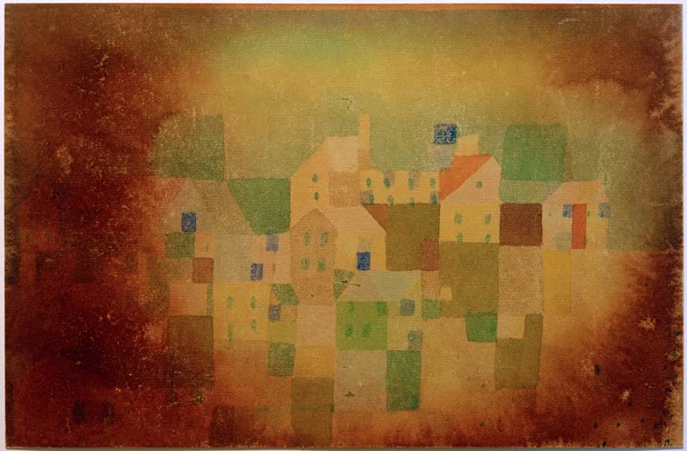 Kunstdruck „Ostseebad“ von Paul Klee, handgefertigt in Deutschland