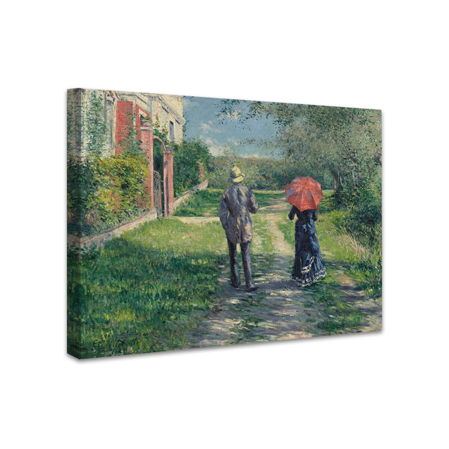 Paar beim Spaziergang | Gustave Caillebotte