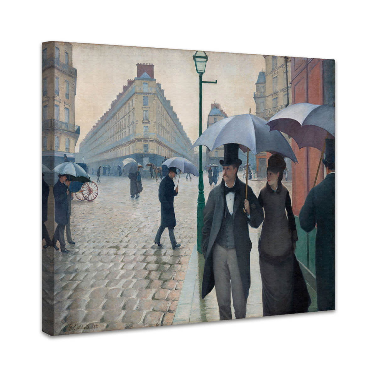 Pariser Straße; Regentag | Gustave Caillebotte