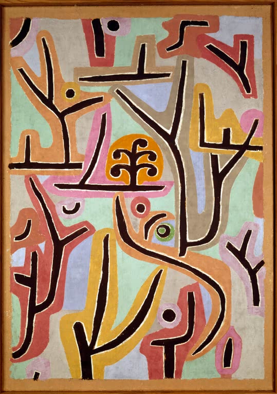 Kunstdruck „Park bei Lu“ von Paul Klee, handgefertigt in Deutschland
