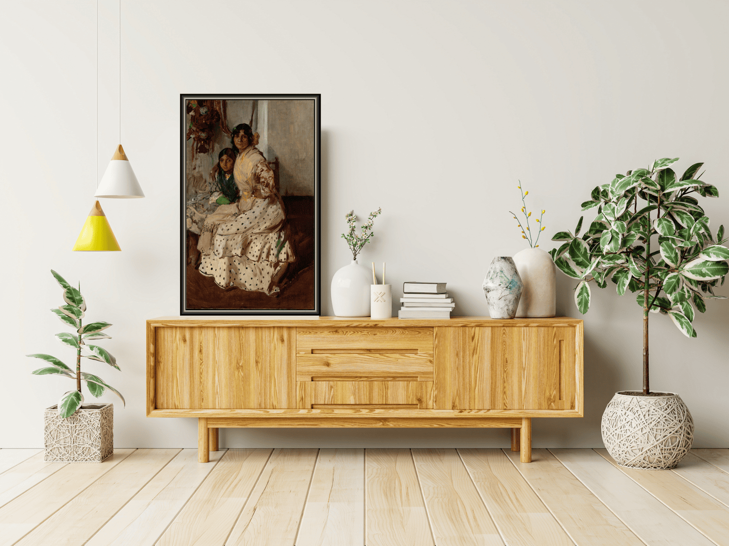 Pepilla und ihre Tochter | Joaquin Sorolla