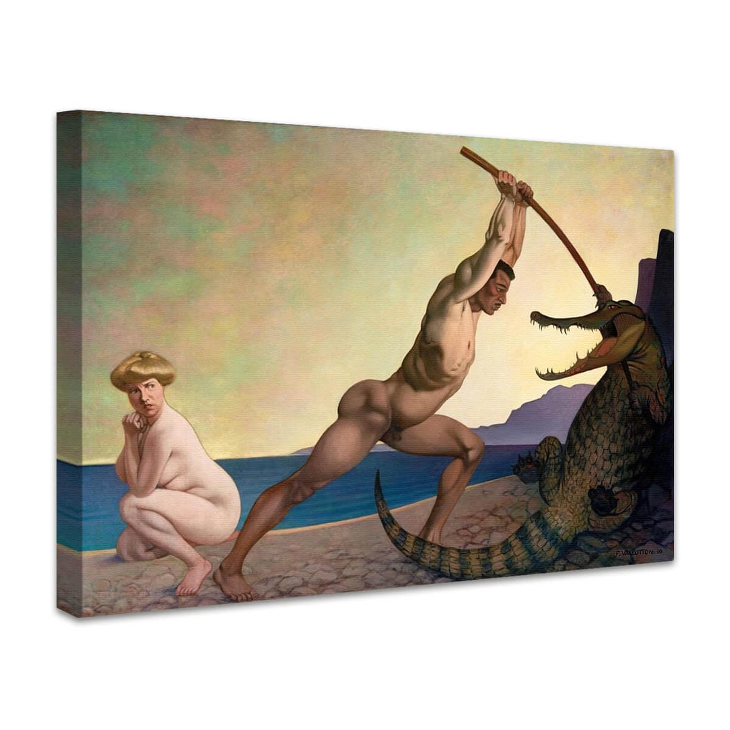 Perseus tötet den Drachen | Félix Vallotton