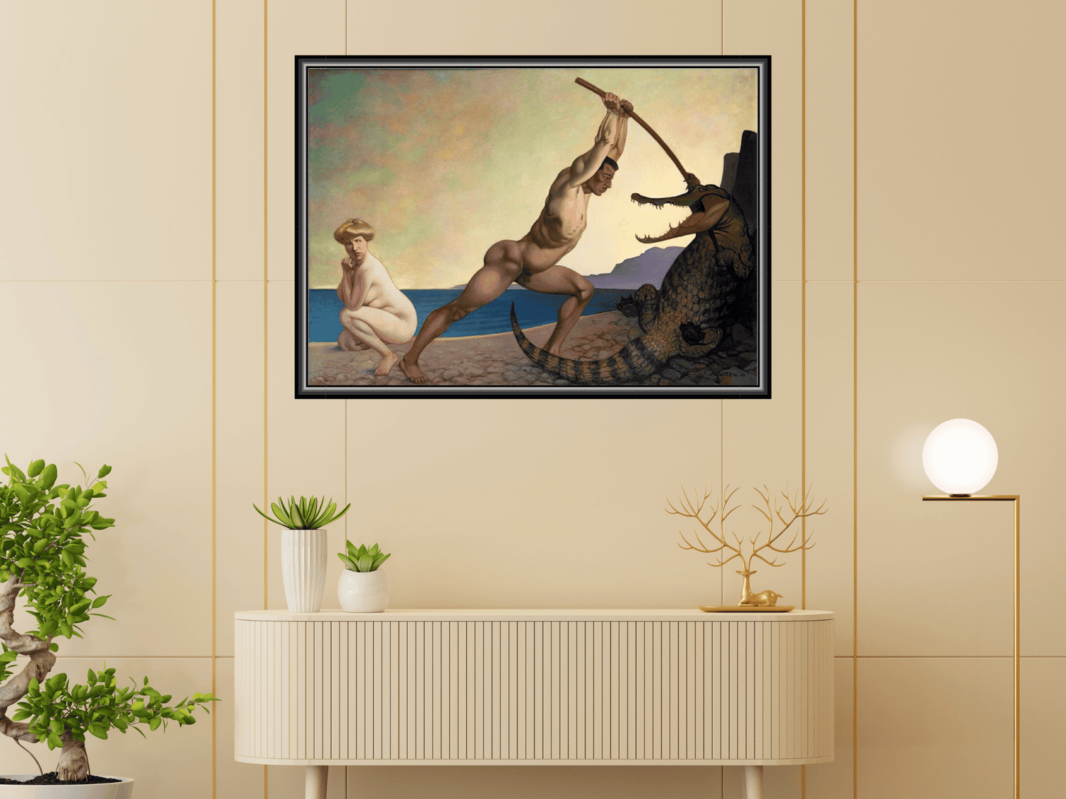 Perseus tötet den Drachen | Félix Vallotton