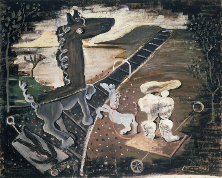 Kunstdruck „Pferde“ von José Moreno Villa