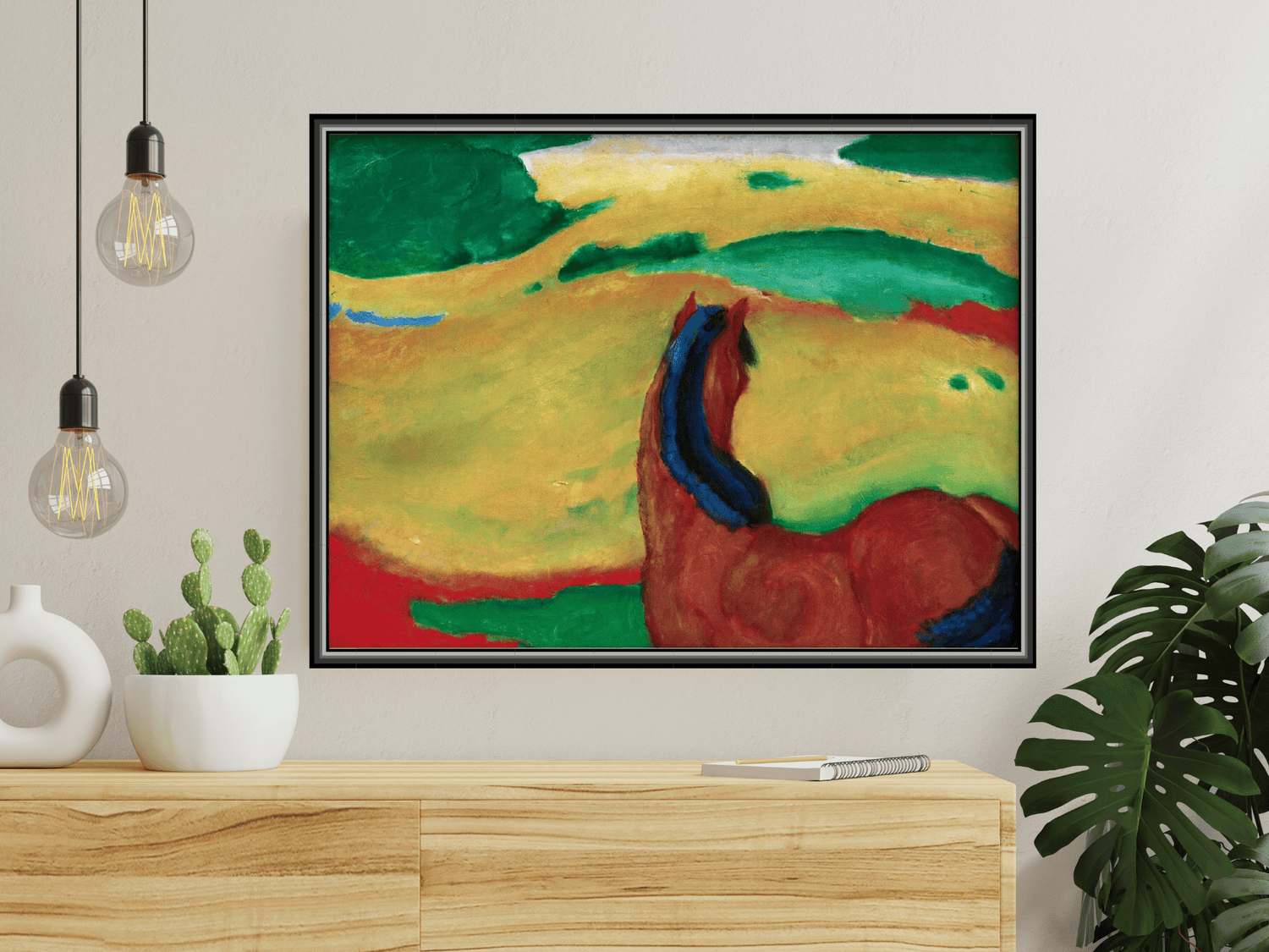 Pferd in der Landschaft | Franz Marc