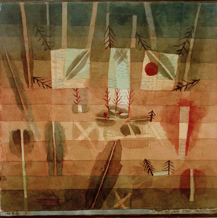 Kunstdruck „Physiognomie einer Anpflanzung“ von Paul Klee, handgefertigt in Deutschland