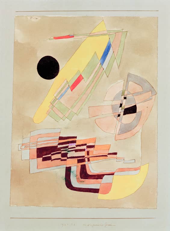 Kunstdruck „Physiognomische Genesis“ von Paul Klee