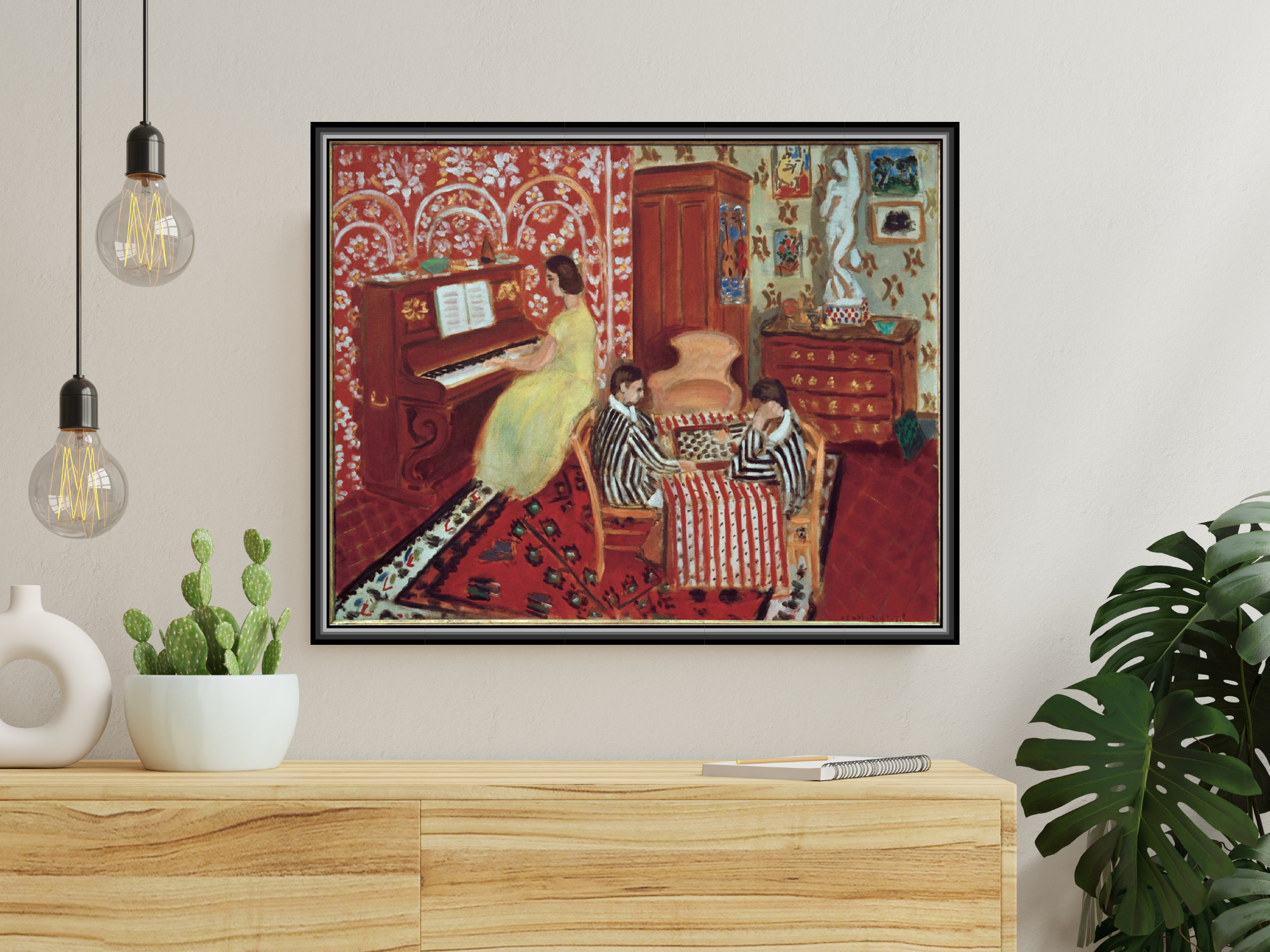 Pianistin und Damespieler  | Henri Matisse