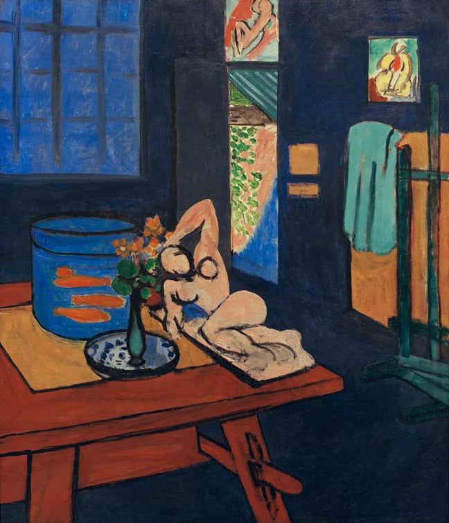 Kunstdruck „Poissons rouges: Interieur“ von Henri Matisse, handgefertigt in Deutschland