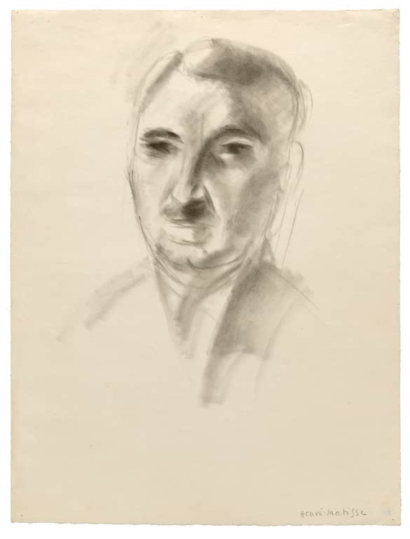 Kunstdruck „Porträt von John Dewey“ von Henri Matisse, handgefertigt in Deutschland