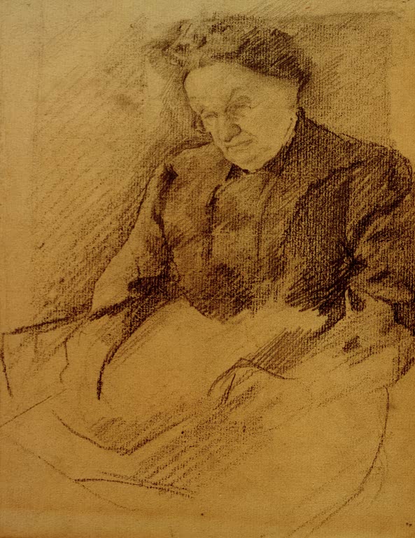 Kunstdruck des Gemäldes „Porträt Katharina Koehler“ von August Macke. Hochwertig in Deutschland von Hand gefertigt, erhältlich als Leinwand oder Poster und optional gerahmt.