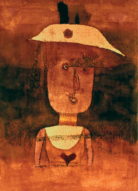 Kunstdruck „Porträt der Frau P. im Süden“ von Paul Klee, handgefertigt in Deutschland