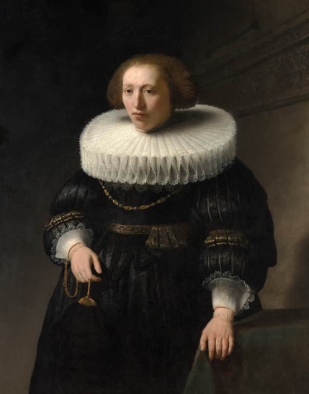 Kunstdruck „Porträt einer Frau“ von Rembrandt van Rijn