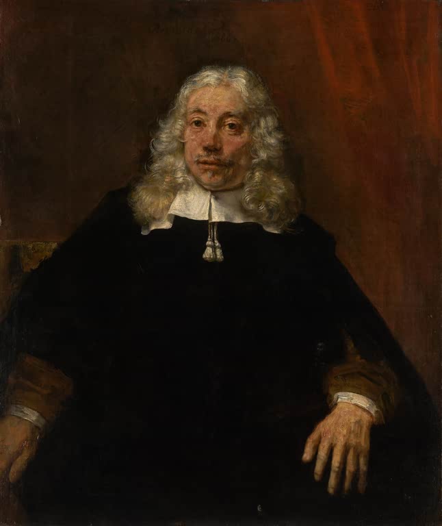 Kunstdruck „Porträt eines weißhaarigen Mannes“ von Rembrandt van Rijn