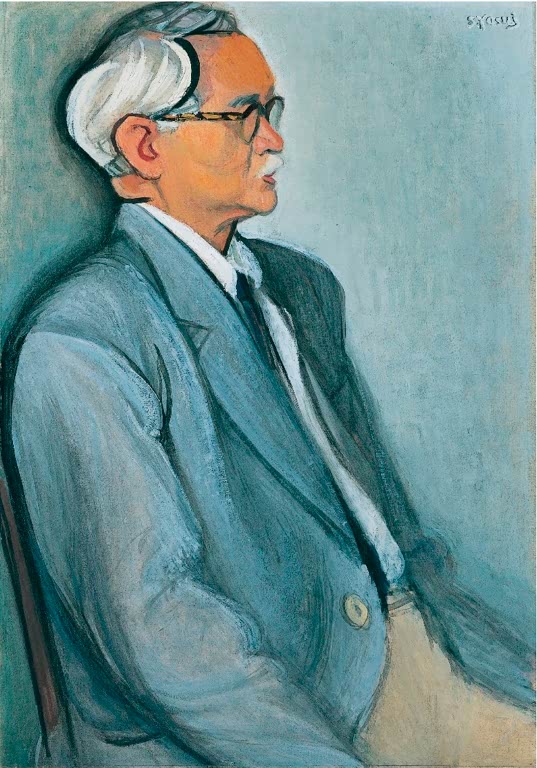 Kunstdruck Porträt von Abe Yoshishige von Sotaro Yasui