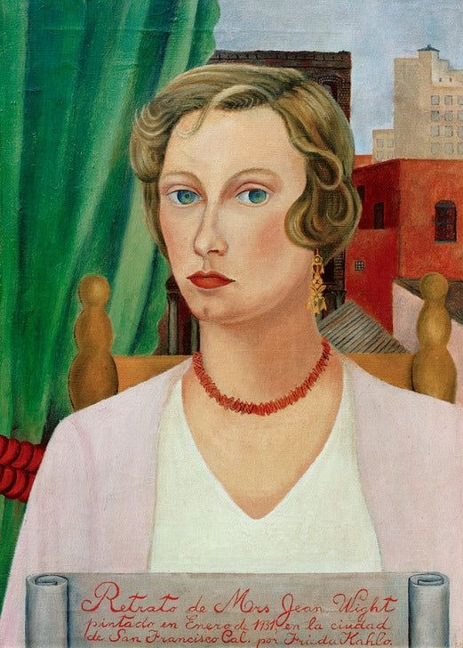 Porträt von Mrs. Jean Wight von Frida Kahlo als Kunstdruck