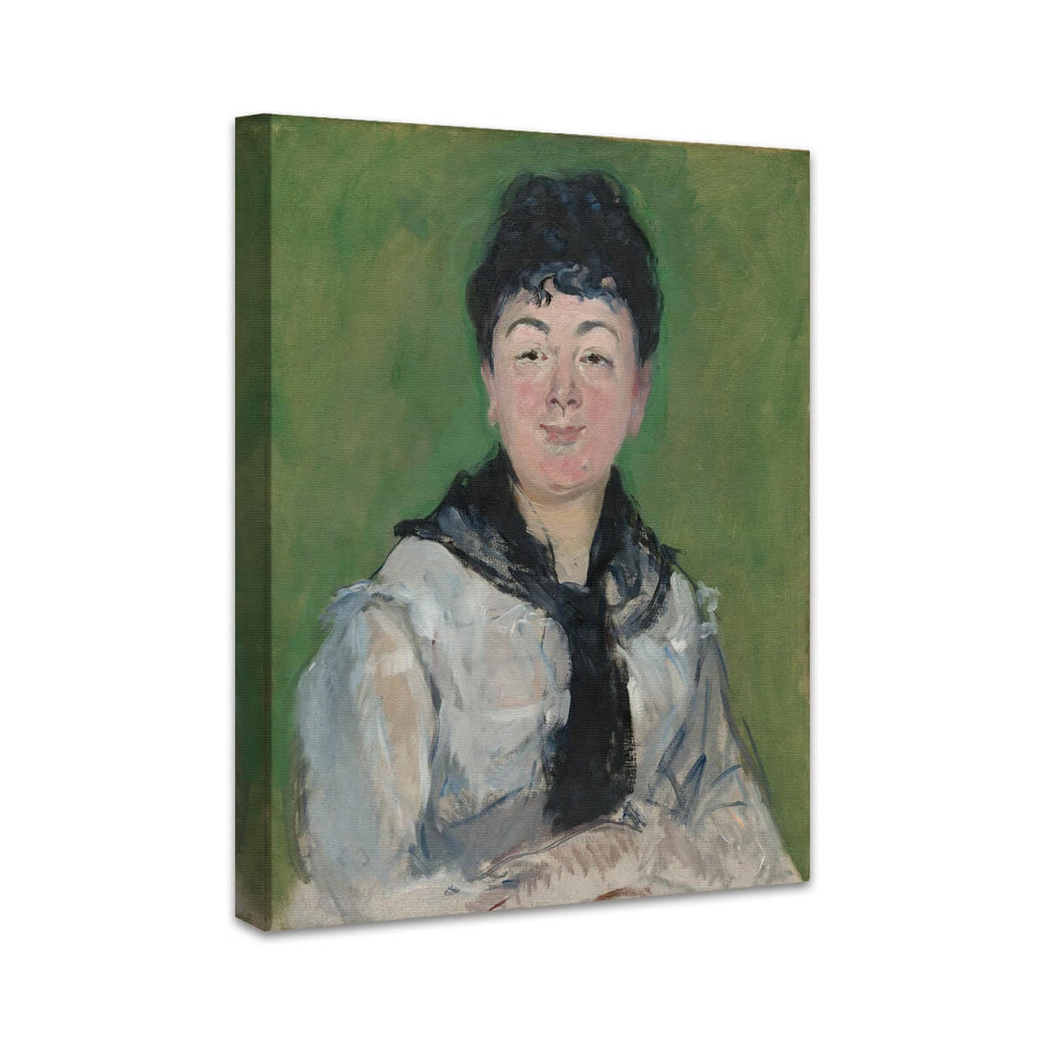 Porträt einer Frau mit schwarzem Fichu | Édouard Manet