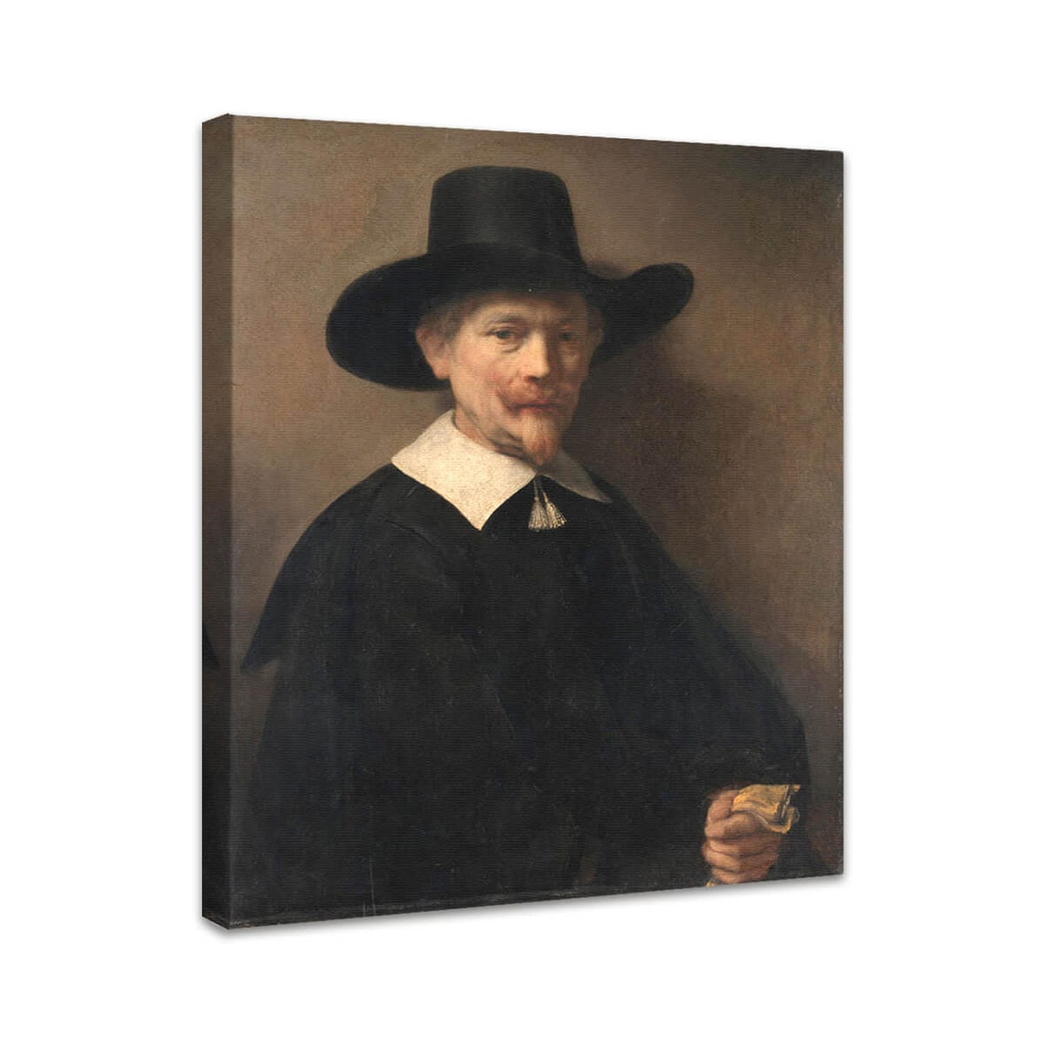 Porträt eines Mannes mit Handschuhen | Rembrandt van Rijn