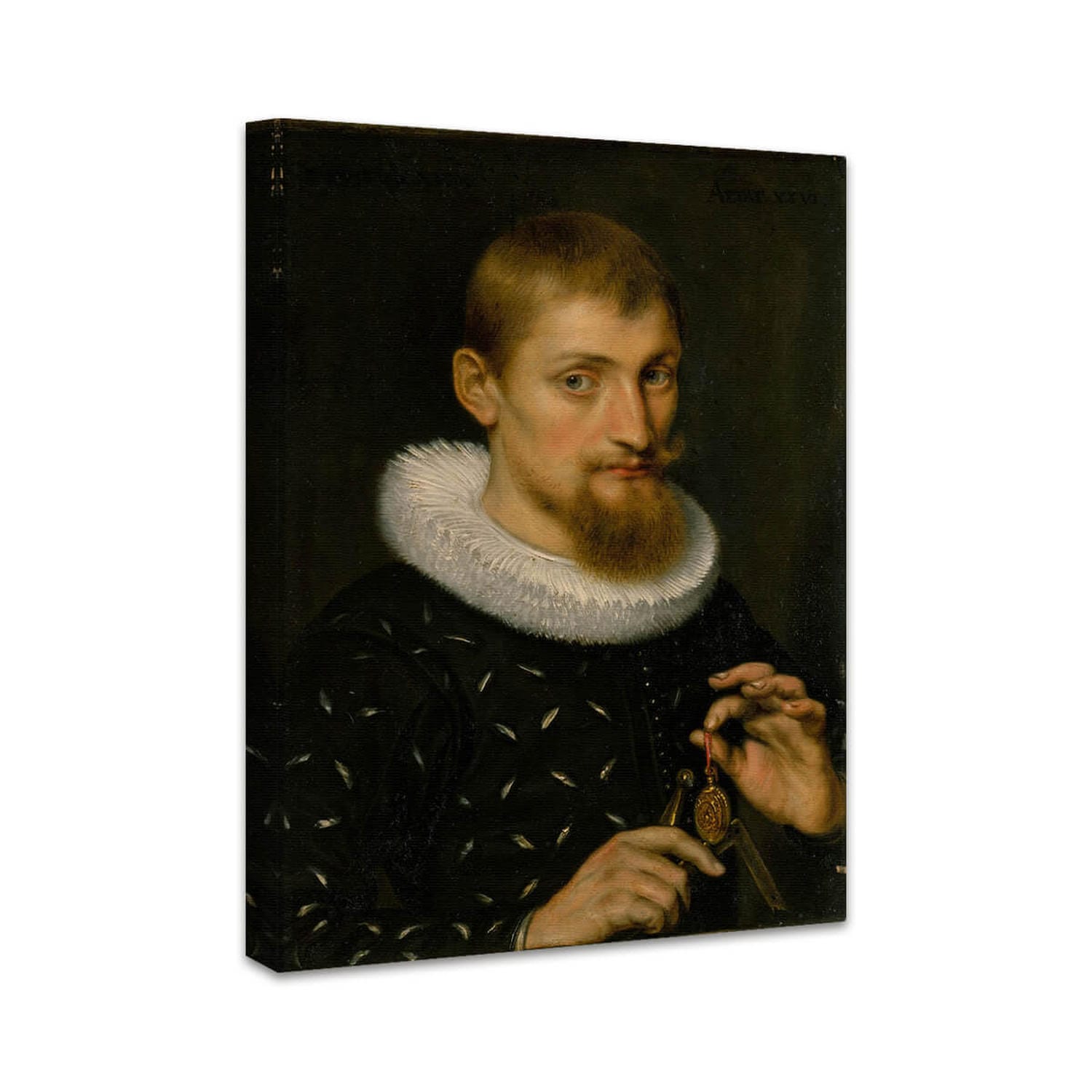 Porträt eines Mannes, möglicherweise ein Architekt oder Geograph | Peter Paul Rubens
