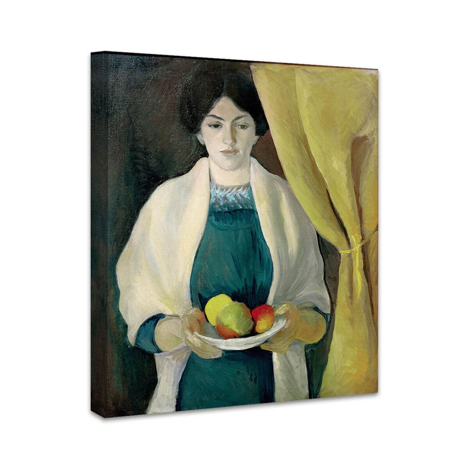 Porträt mit Äpfeln | August Macke