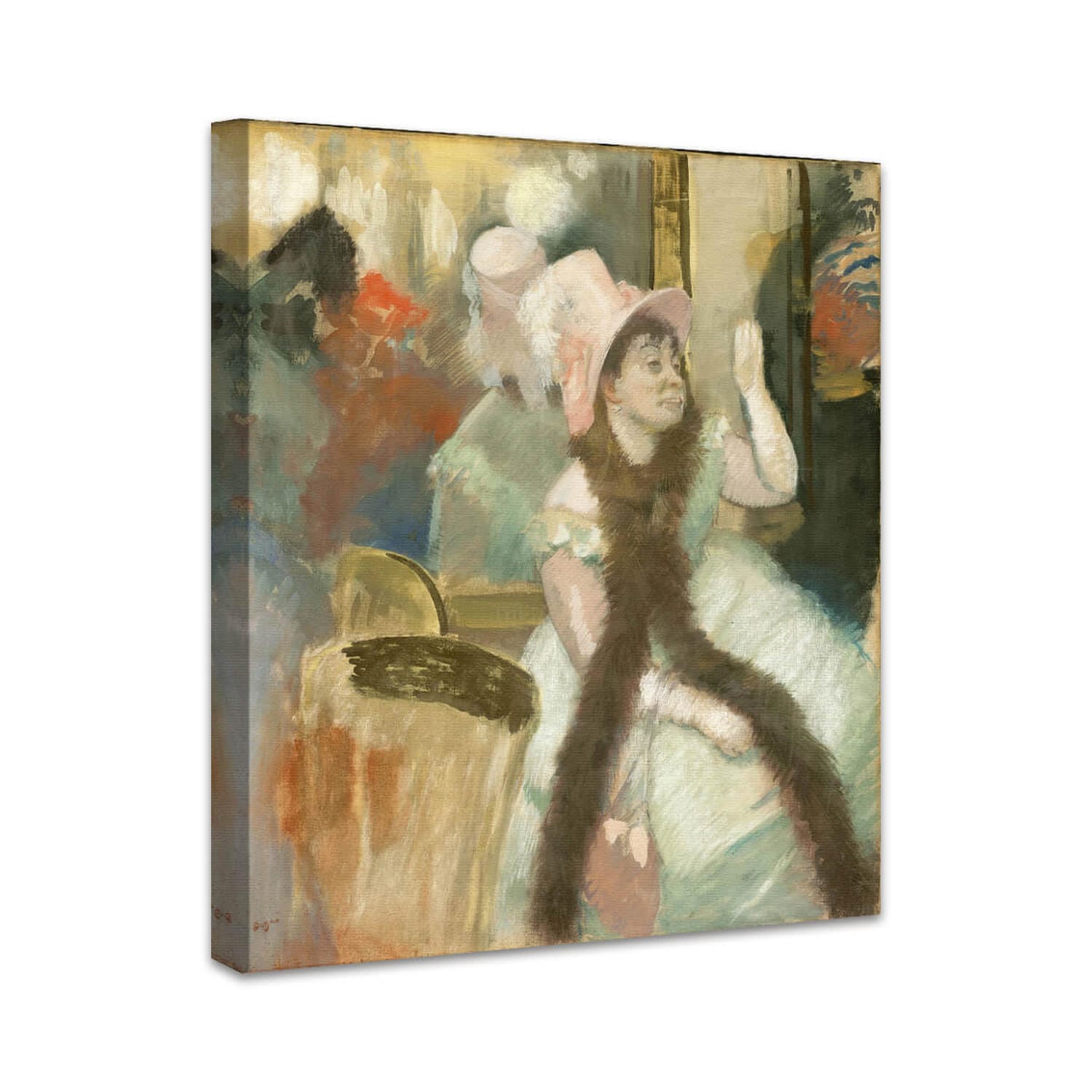 Porträt nach einem Kostümball (Porträt von Madame Dietz-Monnin) | Edgar Degas