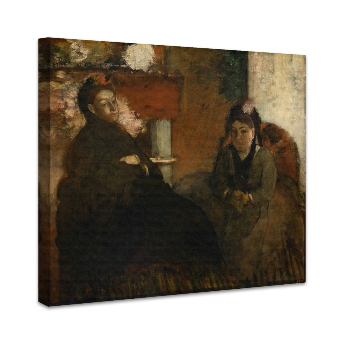 Porträt von Mme Lisle und Mme Loubens | Edgar Degas