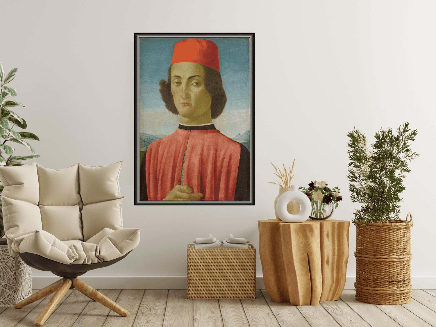 Porträt eines jungen Mannes, möglicherweise Giuliano de' Medici | Sandro Botticelli