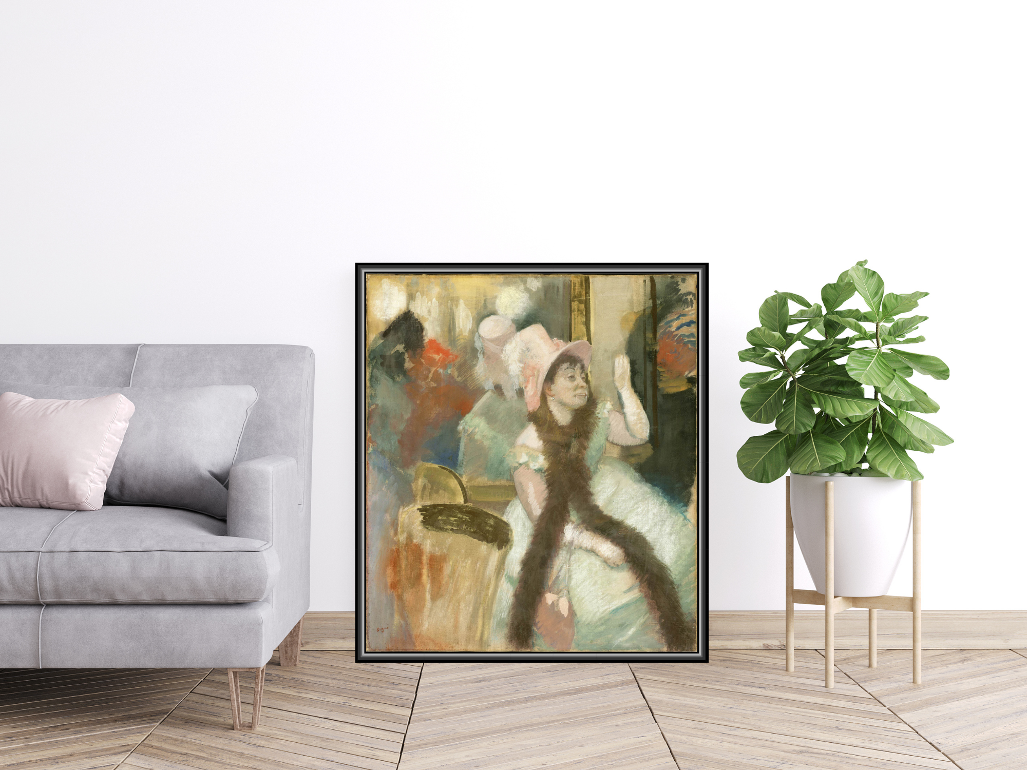 Porträt nach einem Kostümball (Porträt von Madame Dietz-Monnin) | Edgar Degas