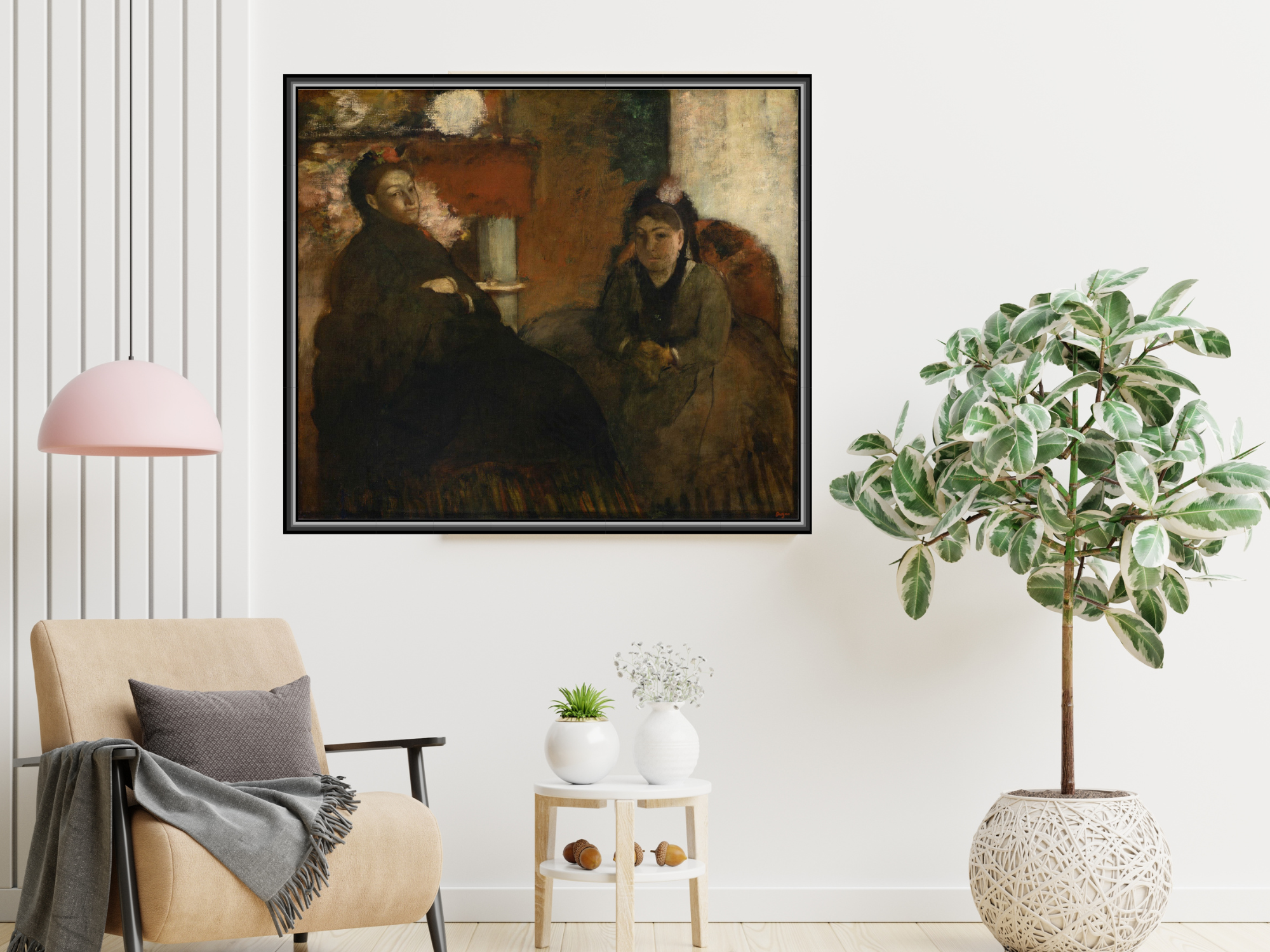 Porträt von Mme Lisle und Mme Loubens | Edgar Degas
